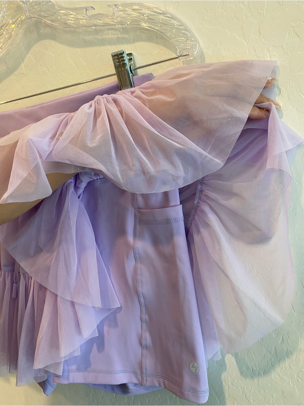 Popflex Lilac Pirouette Tulle Skort - Picture 8 of 11